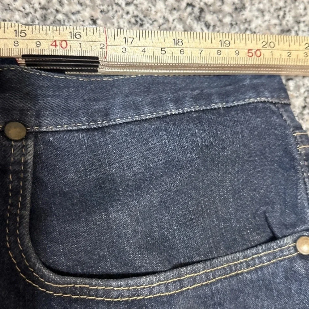 Wrangler Loose Wide Leg Straight 42x30 Dark‎ Wash mens